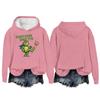 Women's Round Neck Long Sleeve Printed Pullover Hooded Sweatshirt