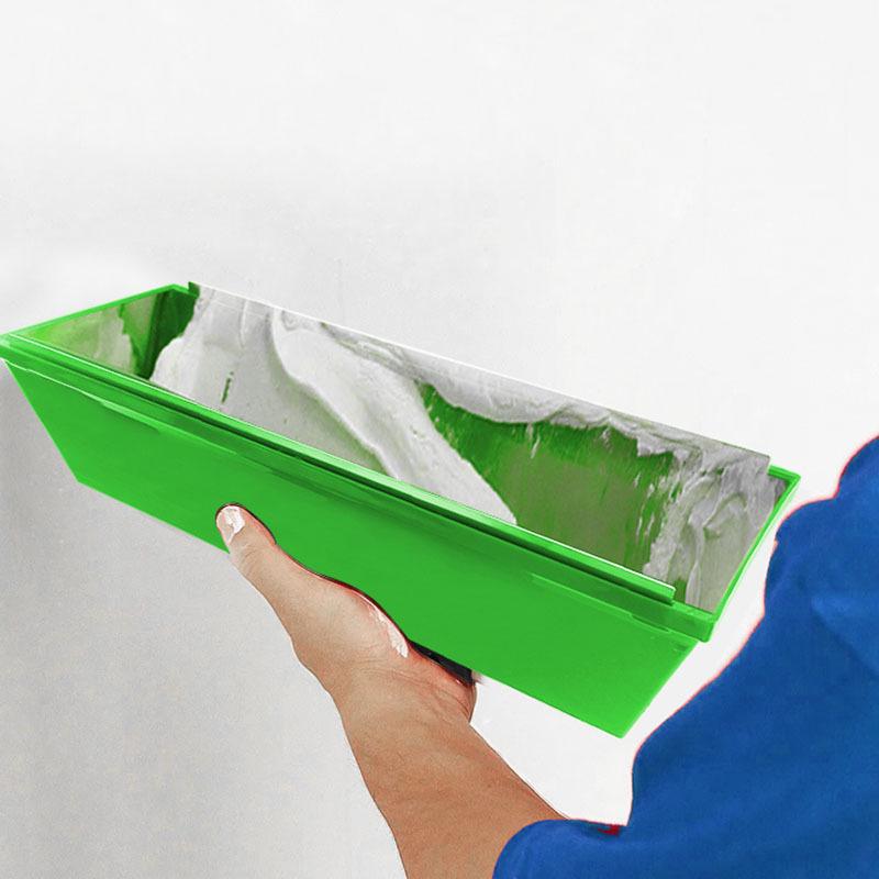 Penggong Tool Set: Plastic Mud Scraper, Trowel, Cement Box, Sandpaper Wipe, Stainless Steel Putty Knife, Spatula, Storage Bag