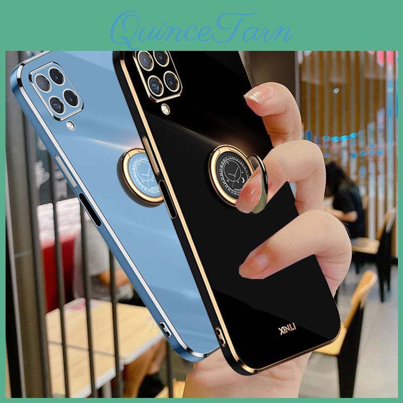 Soft Case Ring Plating Finger For Samsung Galaxy A22 A32 S20 S21 Huawei P50 P40 Honor 60 50 Redmi Note 11 10 Iphone13 12 11 Silicon Stand Holder Cover