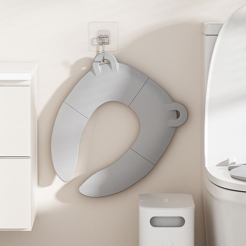 Folding Baby Potty Training Seat Mat + Storage Bag Portable Travel Toilet Seat Cushion for Kids Children's Potty Mat