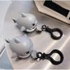 Shark Fish Grinding Teeth Pendant: Creative Decompression Toy Keychain