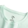 Anta Plain Round Neck Pullover Short Sleeve Sports Set Women fitness set Light-Cloud-Green Basic-Black 962627208-7