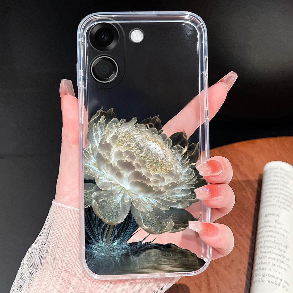 For Poco X8 Pro Max 5G Phone Case Leisure Style Soft Cover Transparent Silicone Funda For Poco X 8 Lightweight Anti Drop Bumper
