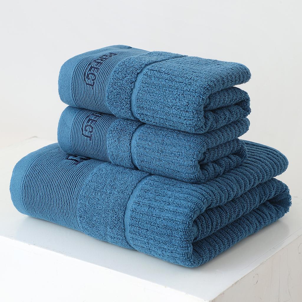 Pure cotton towel Adult household bath face towel Thickened soft absorbent cotton face towel