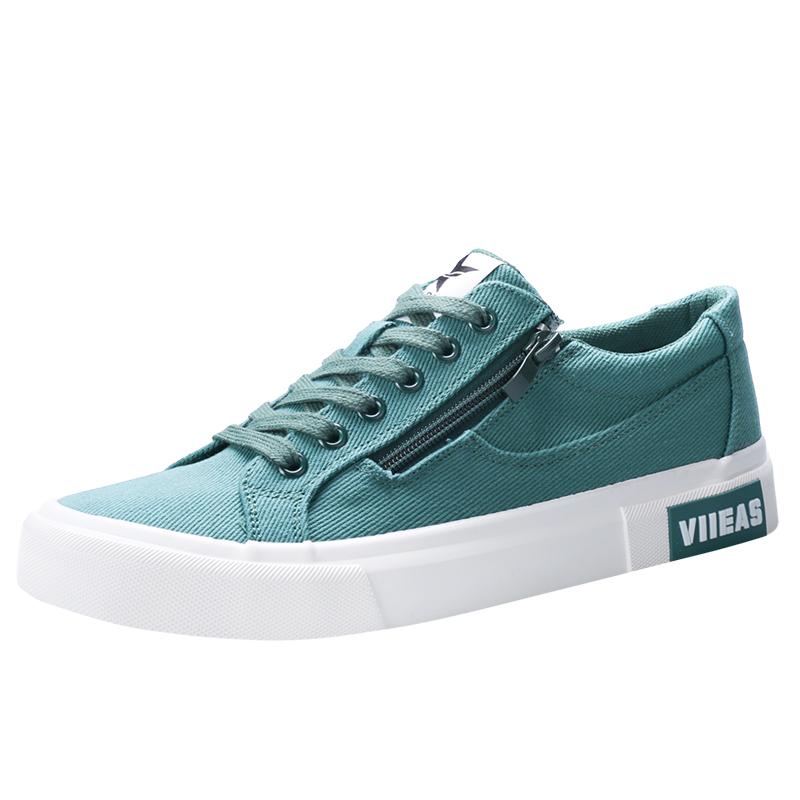 Spring Summer Walking Flats Men's Fashion Sneakers Soft Casual Brand Male Canvas Shoes Street Style Outdoor Vulcanize Footwear