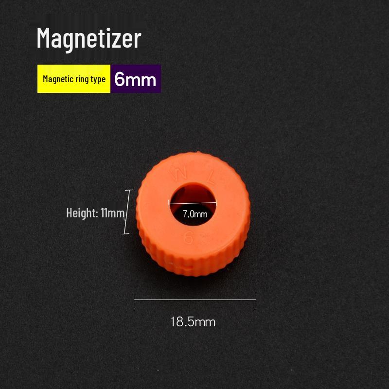 Magnetic Ceramic Drill & Air Screwdriver Bit with Quick Magnetizer/Demagnetizer