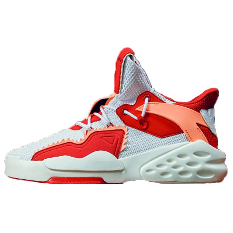 

new GUGONGWENCHUANG x Anta Non slip Lightweight Low top Casual Shoes Women s White Red 36.5