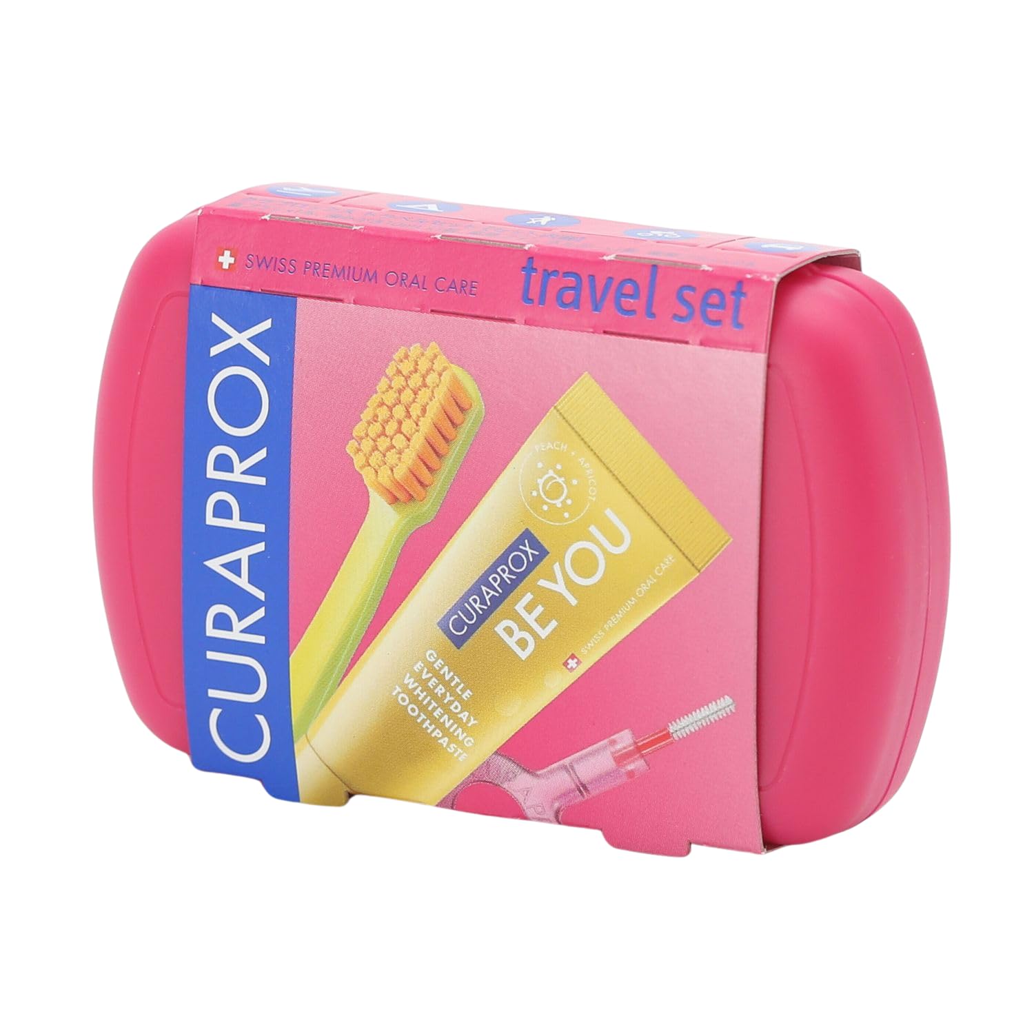 

Дорожный набор CURAPROX BE YOU (Персиковый + Абрикосовый вкус)