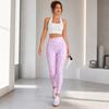Women High Waist Elastic Tummy Control Leggings Peach Butt Lifting Fitness Workout Long Pants for Women