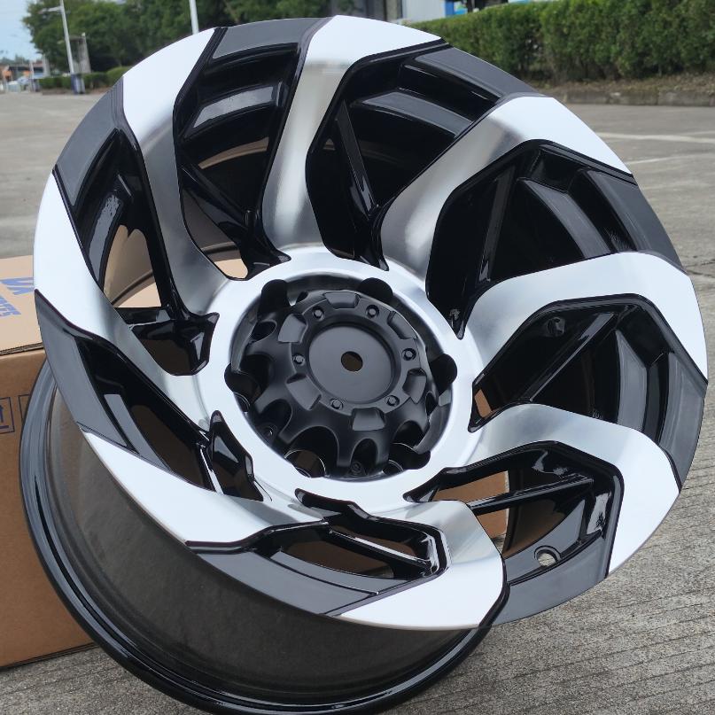 Hot Selling Custom 15 Inch Cast Wheels Pcd 6-139.7mm 5-114.3 Mm 5-139.7mm ET-44 Passenger Car Wheels Multi Spoke New Product