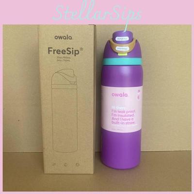Bouteille d'eau de sport Owala sous vide 32 oz avec isolation pour les activités de plein air et les cadeaux