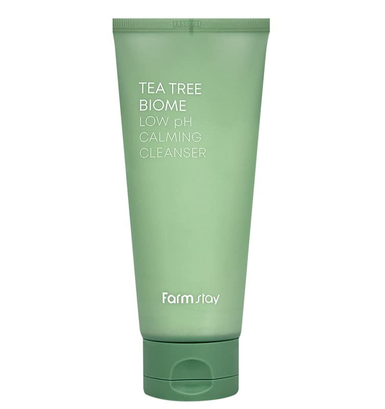Farmstay Tea Tree Biome Calming Acne Foam Cleanser Daily Facial Cleanser for Sensitive Skin Farmstay Tea Tree clean*1