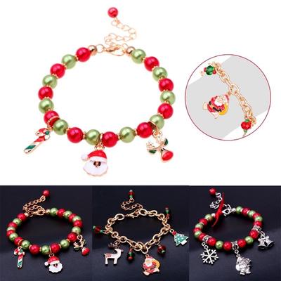 Weihnachtsmann Armband Weihnachtsbaum Weihnachtselch Weihnachtsarmband