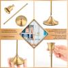3Pcs Metal Candle Holder Simple Candlestick For Wedding Party Candlelight Dinner