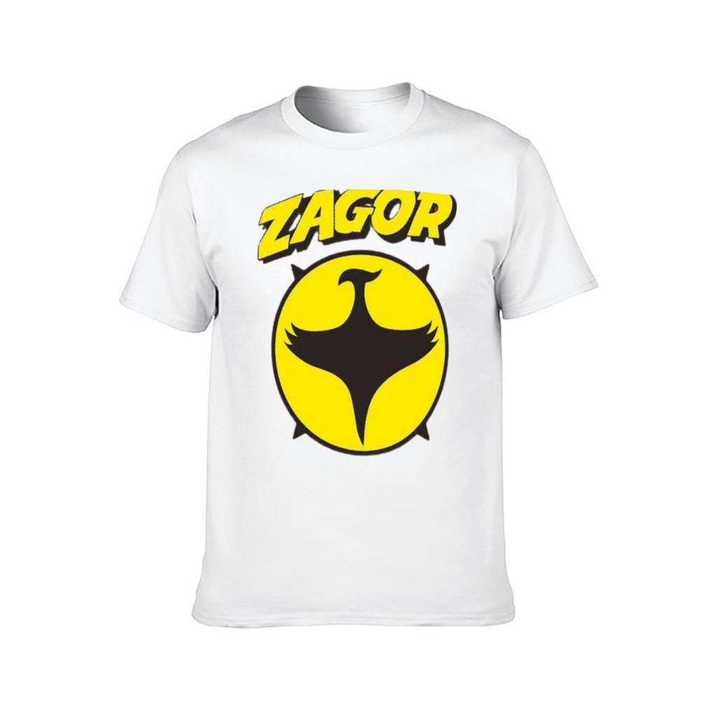 ZAGOR SYMBOL T-Shirt t shirts for man pack cotton anime t shirts oversize T-Shirt