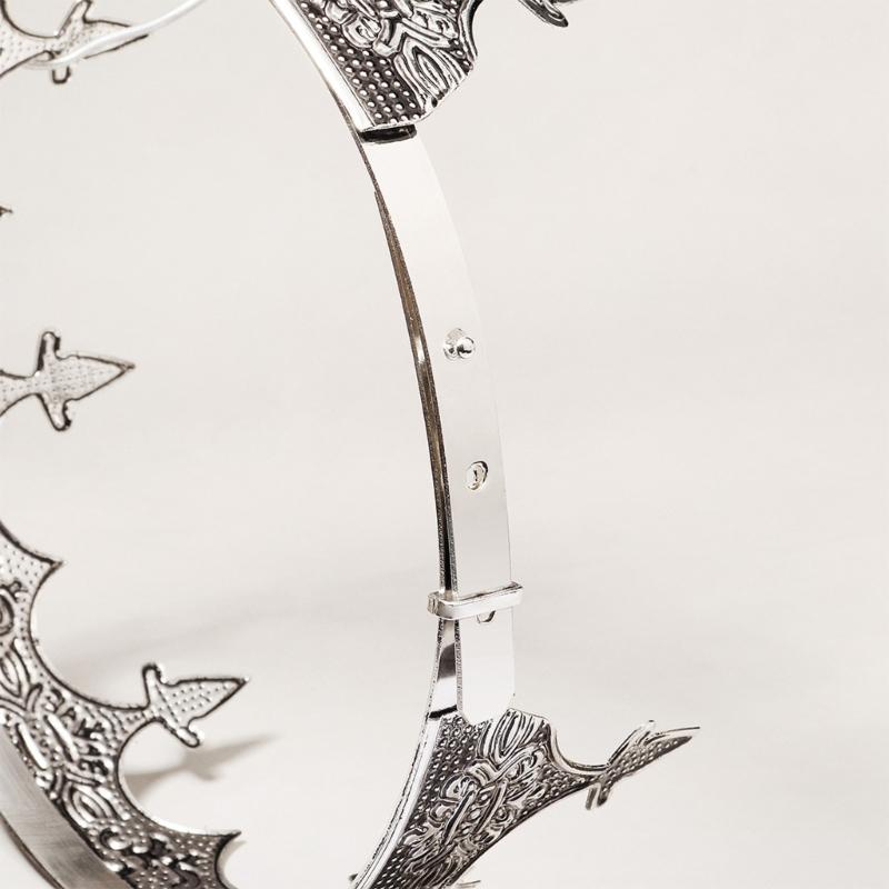 Corone Metalliche Accessori Evento Formale Cosplay Costume Diadema Principe Copricapo Matrimonio