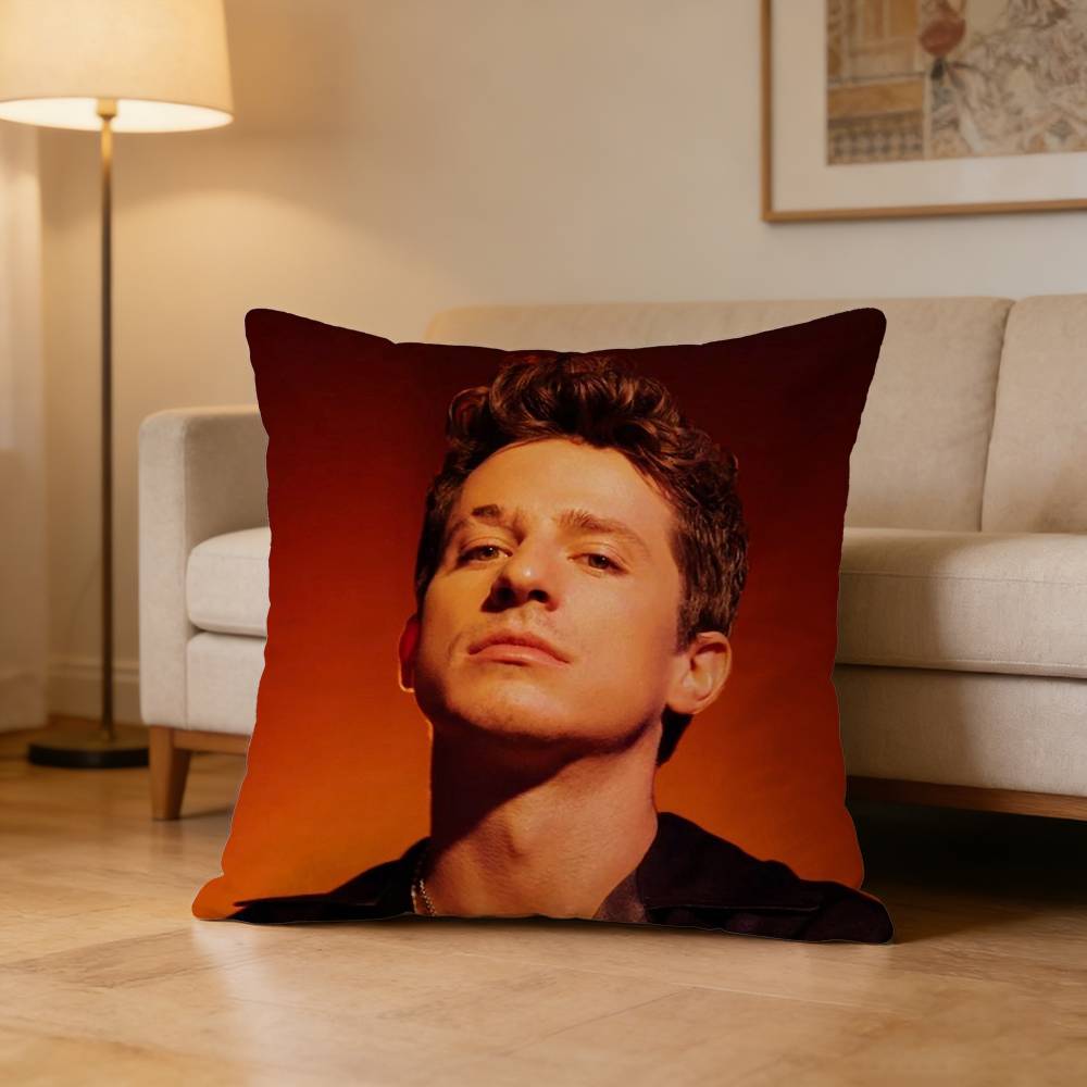 Singer CCharlie Puth Pillow Case for Sofa Living Room Home office Decor Protective Cover
