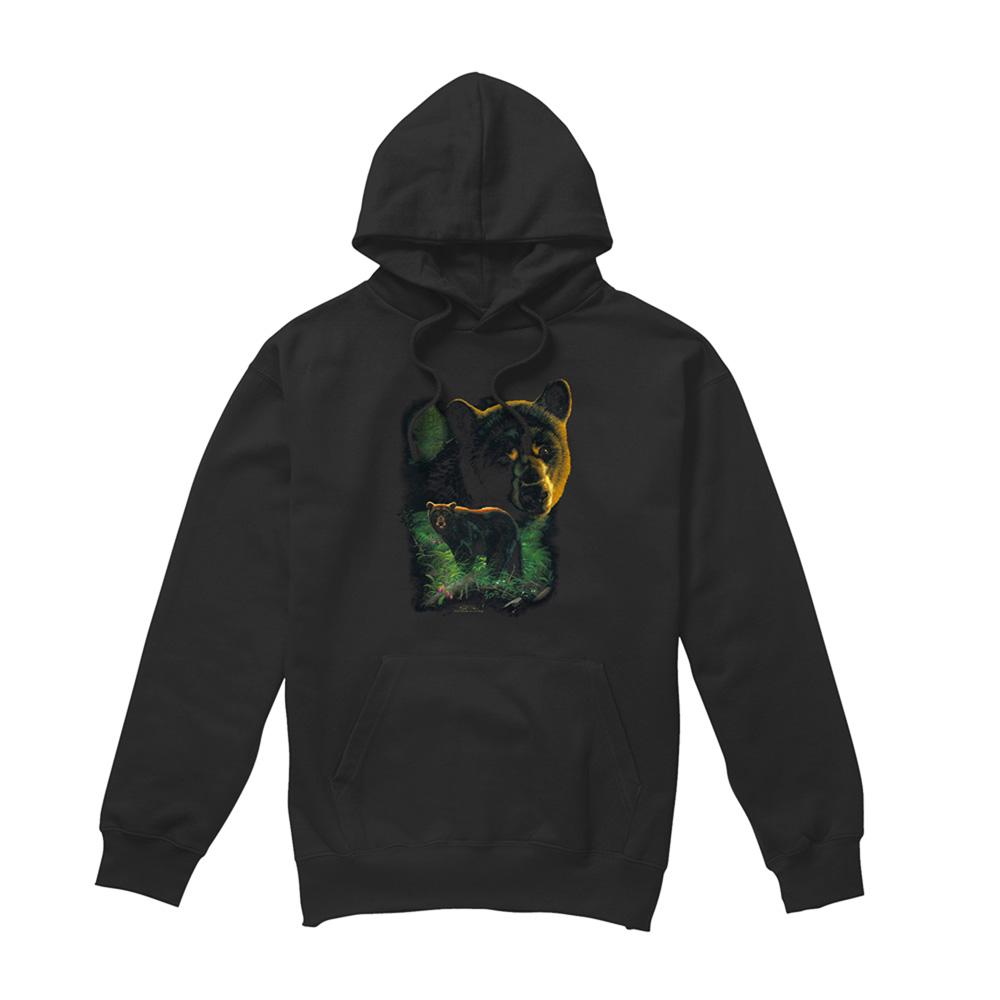 Wildlife Unisex Adult Bear Pullover Hoodie
