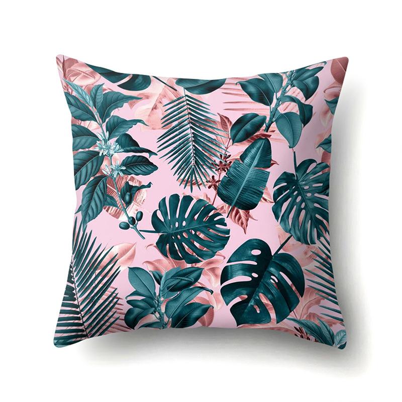 

Полиэстеровая наволочка Растительный декор Дом Принт на подушке Подушка для поясницы в автомобиль Чехол на подушку для головы дивана-кровати No pillow core