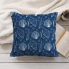 Seashell pattern Cushion Cover Soft Short Plush Pillow Cover Smooth Cozy Texture Aesthetic Cushion Case Home Decor