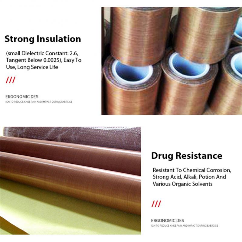 High Temperature Resistance Tape 300° C Heat Insulation Sealing Machine PTFE Tape For Electronic BGA Soldering Protection