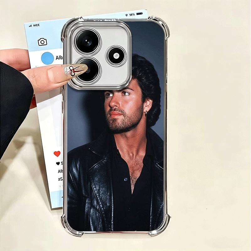George Michael Soft Phone Case For Xiaomi Poco X7 X8 Pro Max X6 X5 X3 F8 Ultra F7 M8 M7 M5S Redmi 15C 15A 15 14C 13C 12C 13 12