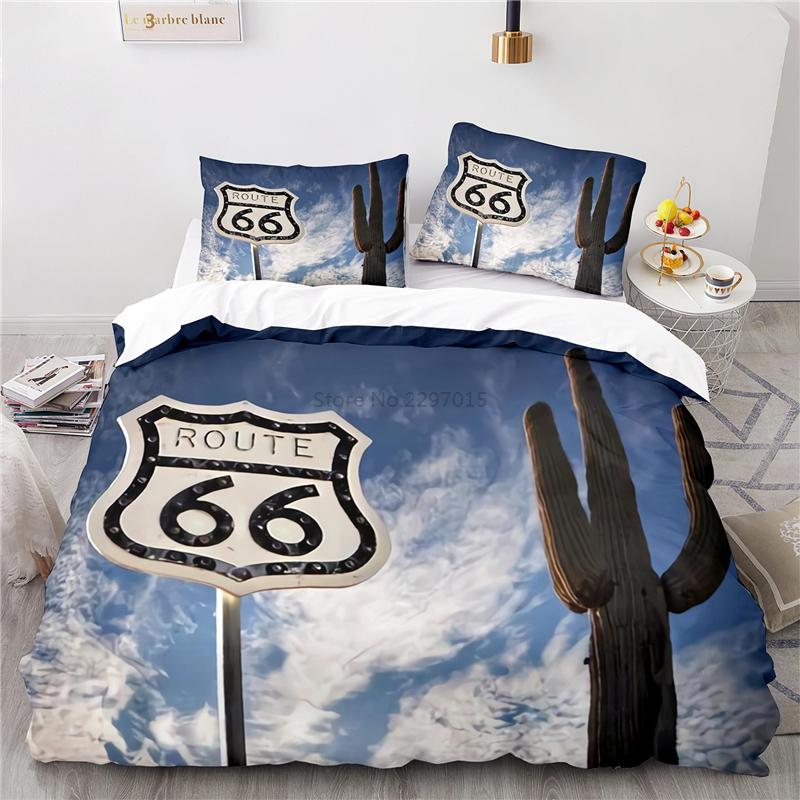 Desert Cactus Landscape Printed Bedding Set 3d Duvet Cover Sets Pillowcases Adult Children Twin Full Queen King Size Bedclothes