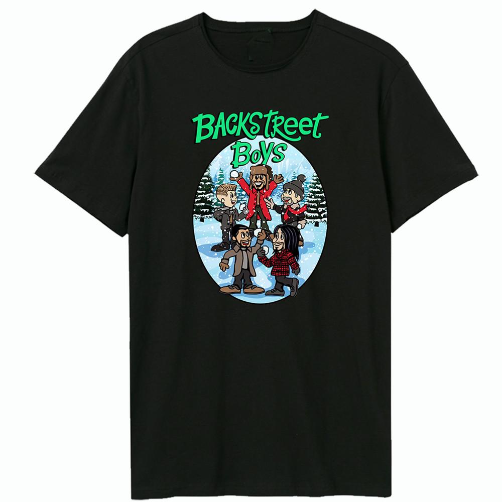 

Backstreet Boys Band Merry Christmas T-shirt Black Unisex Tee All Sizes Co394 Unisex T-Shirt L