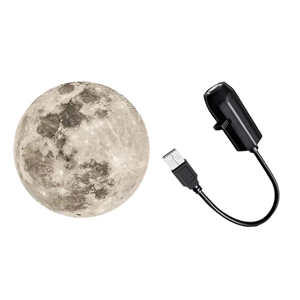 USB LED Star and Moon Projector Night Light for Bedroom Decorative Creative Background Lamp