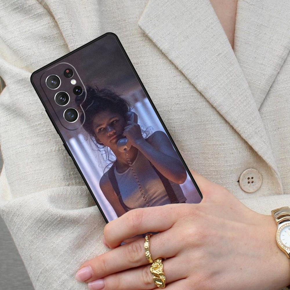 American TV Euphoria Zendaya Rue Cell Phone Case for Samsung Galaxy S26 Ultra S25 S24 S23 S22 S21 S20 Note10 Cover Galaxy S21 FE 5G