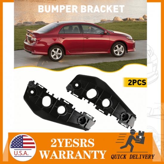 2x Bumper Brackets Fits 2011-13 Toyota Corolla LE CE S Front Driver Right EOA