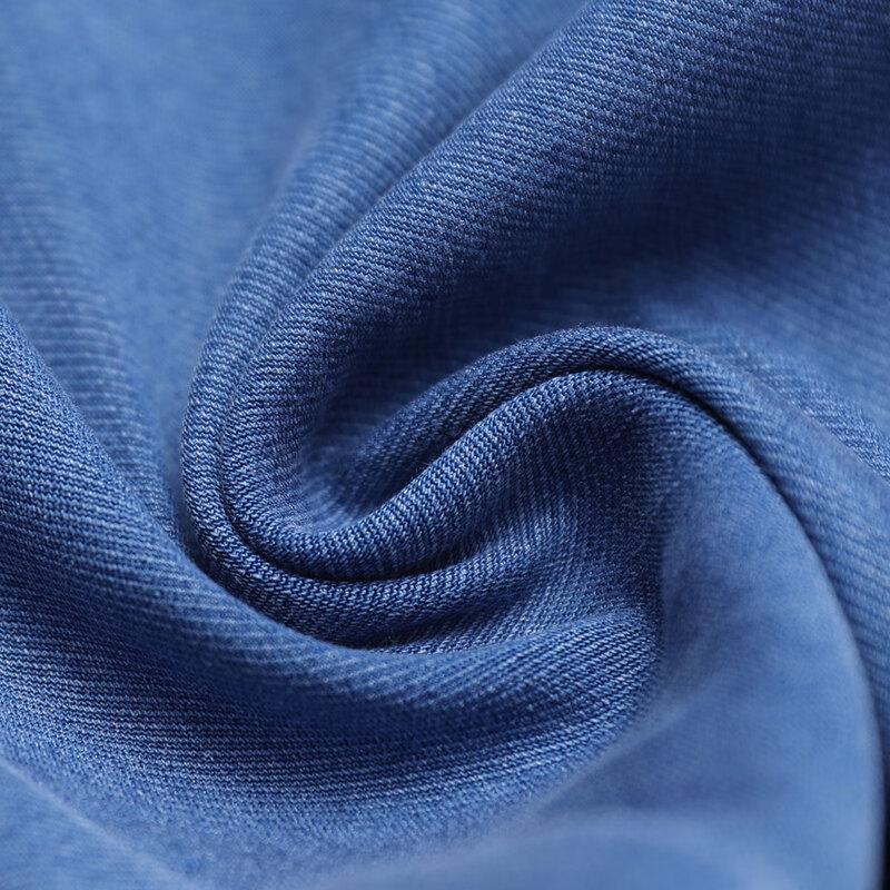 Pastel Women's Summer Elastic Waist Thin Casual Jeans