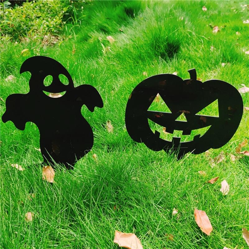 Halloween Black Hand Pumpkin Pile Figure Scary Statue Yard Signs Home Party Decoration