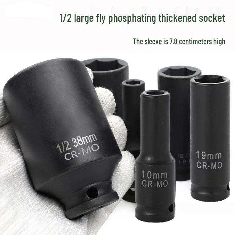 1/2'' Electric Wrench Hex Socket, 8cm, 34-46mm, Repair Tool