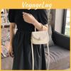 Trendy Urban Minimalist Pu Saddle Bag 2023 Stylish Mini Handheld Tote For Summer