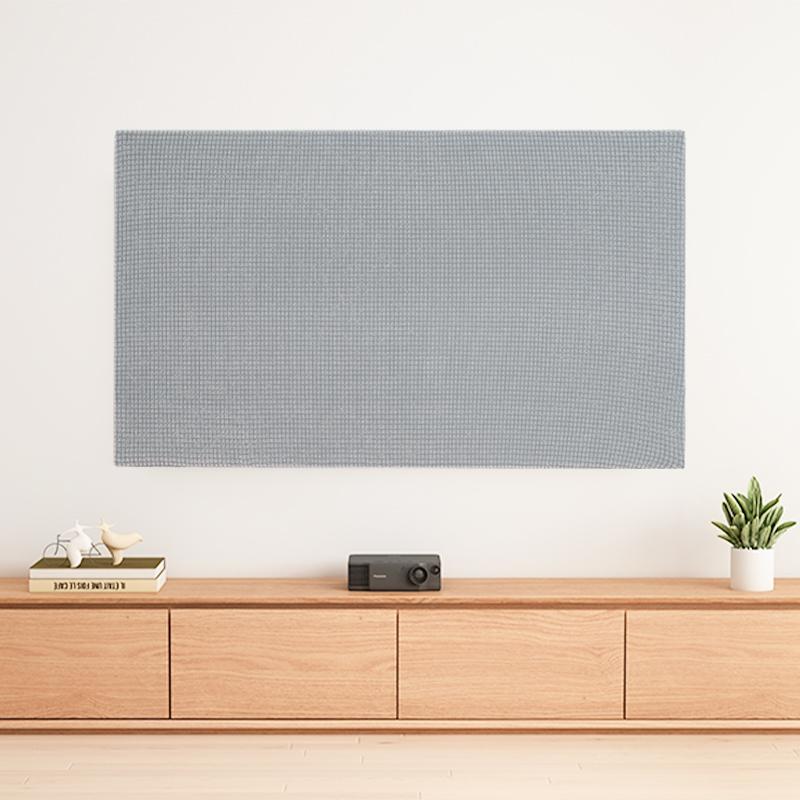 Stevige Volledige Dekking Stof Verdikte Hoge Elasticiteit Stofdichte Hoes Universele TV-kap voor Gebogen en Rechte Schermen 37-40 inch 96x55cm