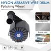 Angle Grinder To Polisher Accessories,Wire Drawing Attachment Burnishing Polishing Machine with M14 Handle, Tool Set for Metal Stainless Steel Wood