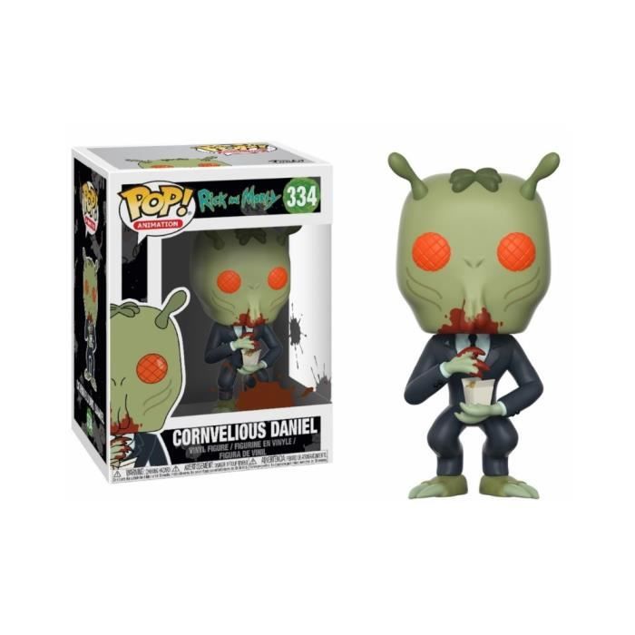Figurine funko pop! rick et morty: cornvelious daniel - pvc - 10cm