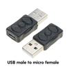 USB2.0 Adapter Micro/Mini Stecker Buchse Konverter Anschluss USB Ladeadapter für Computer Tablet PC Mobiltelefone