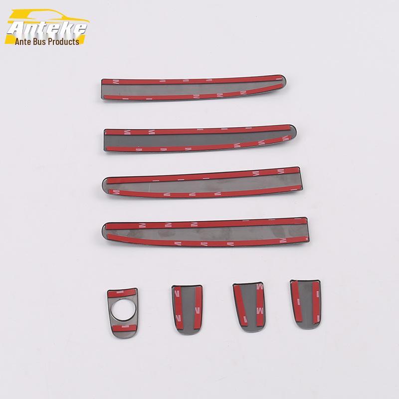 19 Vios Car Door Handle Bright Strip Armrest Decorative Strip Sticker