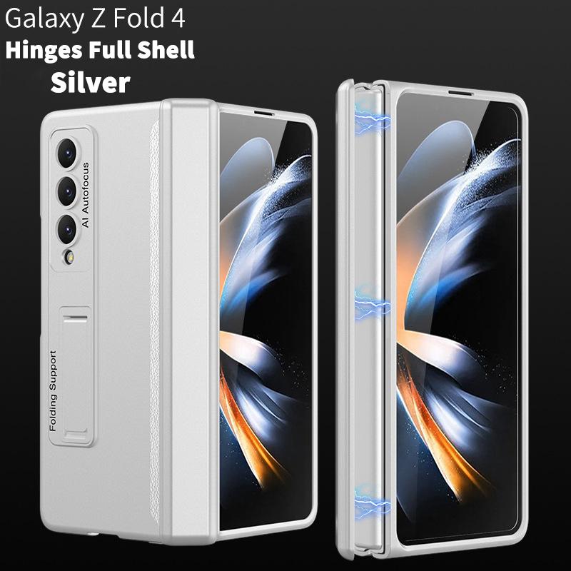 For Samsung Galaxy Z Fold 5 4 3 Case Magnetic Stand Adsorption Hinge Anti-fallprotective Protection Cover for Fold5 Fold4 Fold3