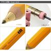 Auto Mechanical Pencil, Wooden Barrel, WN03, WN03-SP20-BL, Thick Barrel, 2.0mm, with Eraser, Natural Wood, Incense Cedar, Japan