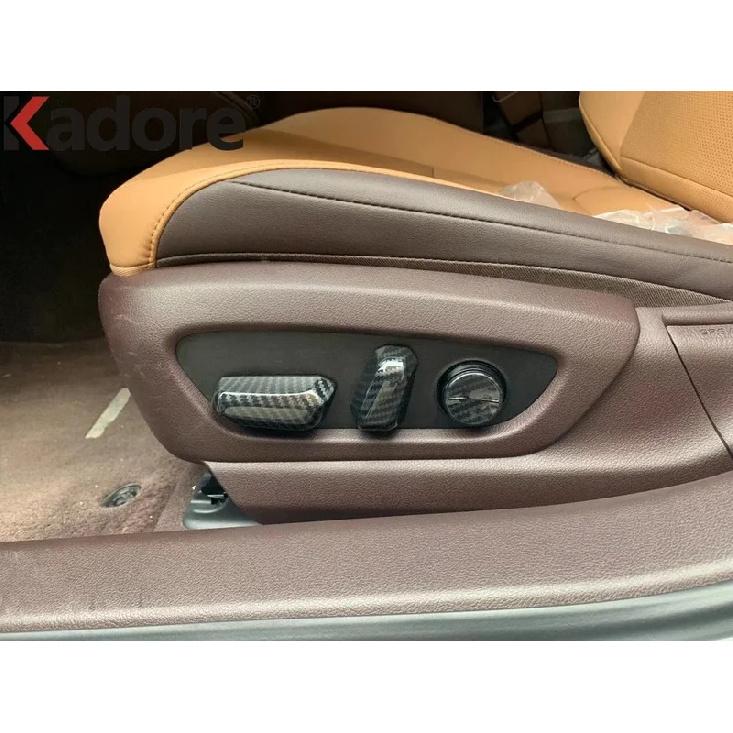 Car Seat Adjustment Switch Control Button Cover Trim For Lexus ES 250 350 300h -  2024 Carbon Interior Accessories
