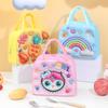 Insulated Cartoon Lunch Bag with Visual Expansion for Students & Commuters