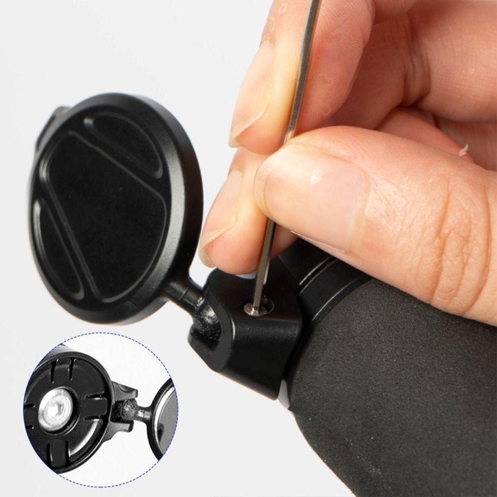 Black Bicycle Rearview  Mirrors Handle Rearview Mirror Cycling Rear View