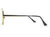 W BRIDGE TEARDROP SUNGLASS GOLD x LIGHT YELLOW [SPEED ADDICT]