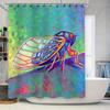 Cicada Shower Curtain Nature Insect Wall Art Backdrop Rustic Farmhouse Decor Home Decor Bathroom Decor Unique Gift