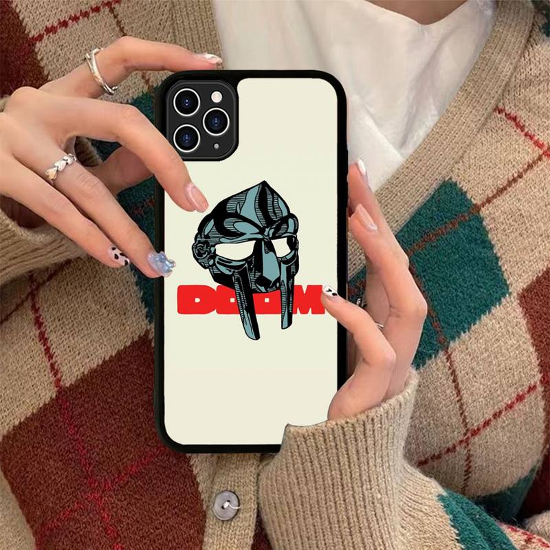 Custodia per Telefono MF Doom in Silicone PC+TPU per iPhone 11 12 13 Pro Max 8 7 6 Plus X SE XR Hard Fundas