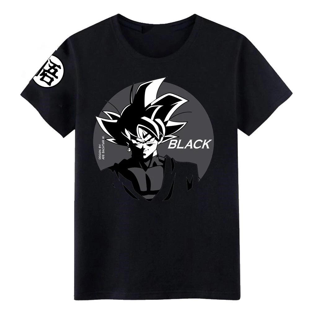 Dragonball Z Cosplay Anime Manga T-Shirt Tee Costumes Black Polyester L