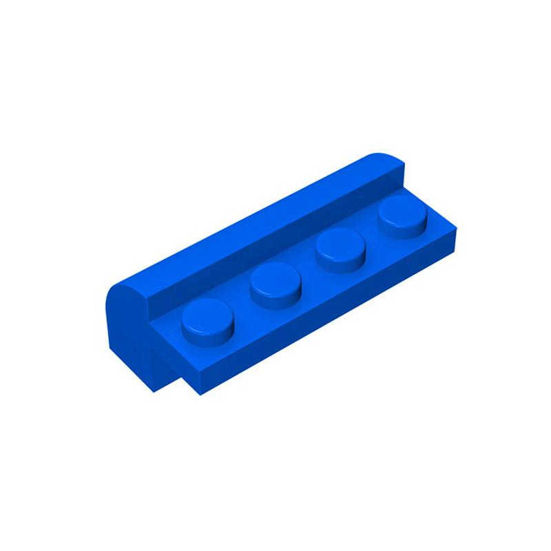 

Non-Toxic Moc 10Pcs 6081 Slope Curved Building Blocks 2X4X1 1/3 With 4 Recessted Studs Bricks Educational Toys Children Birthday Kid Gift